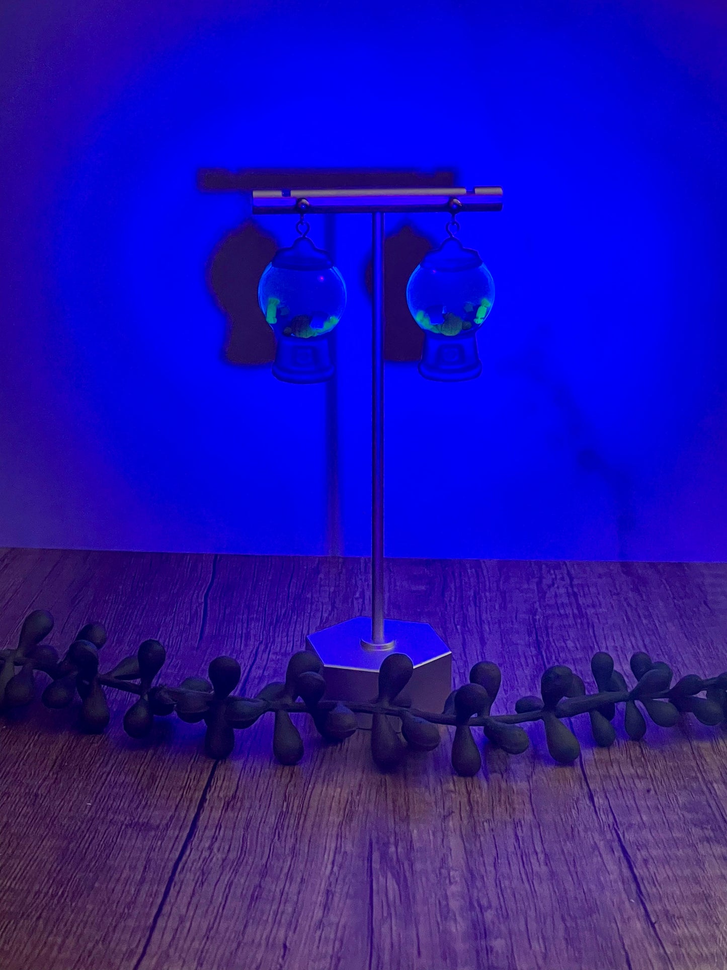 Halloween candy dispenser earrings