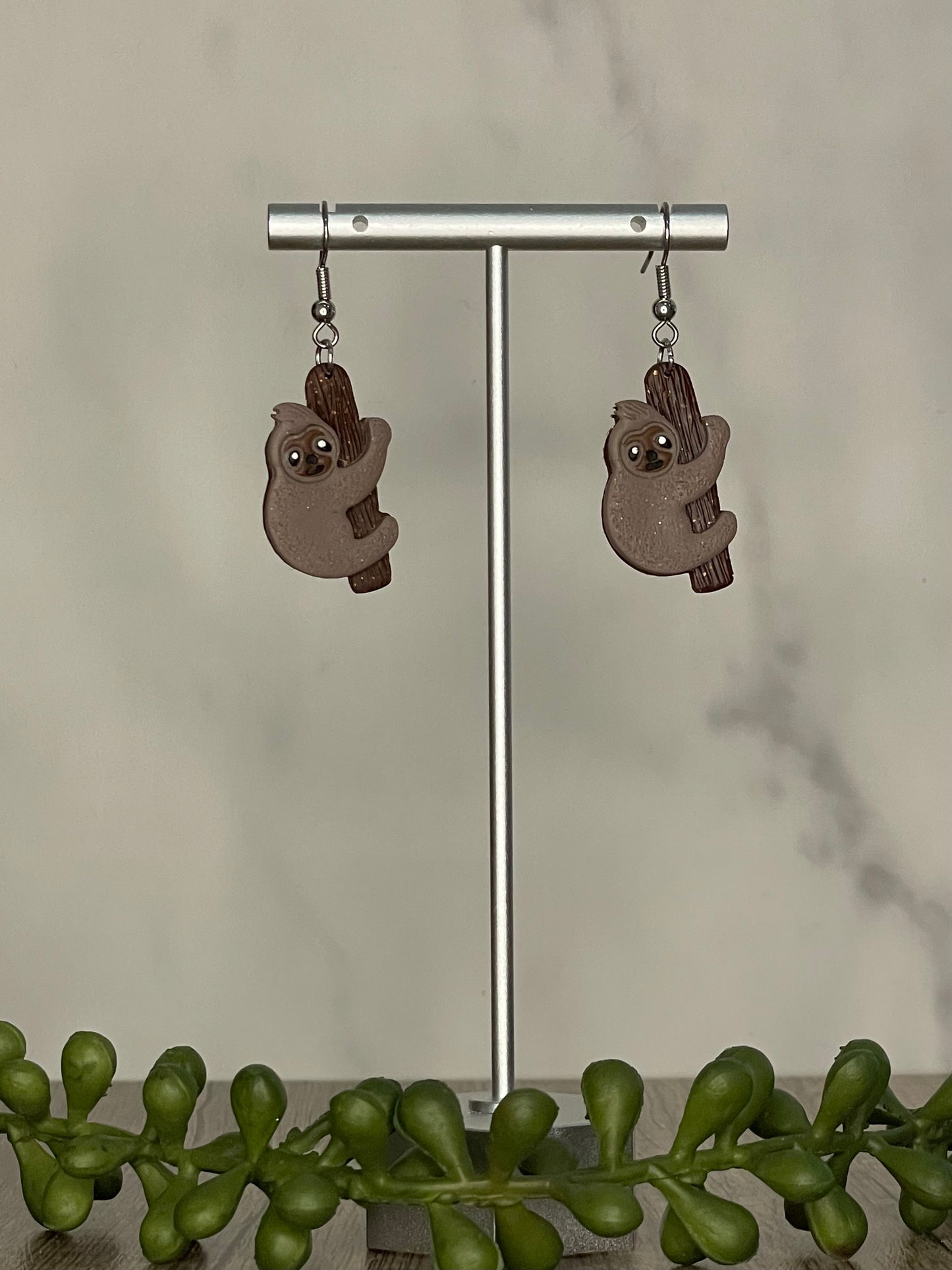 Sloth earrings