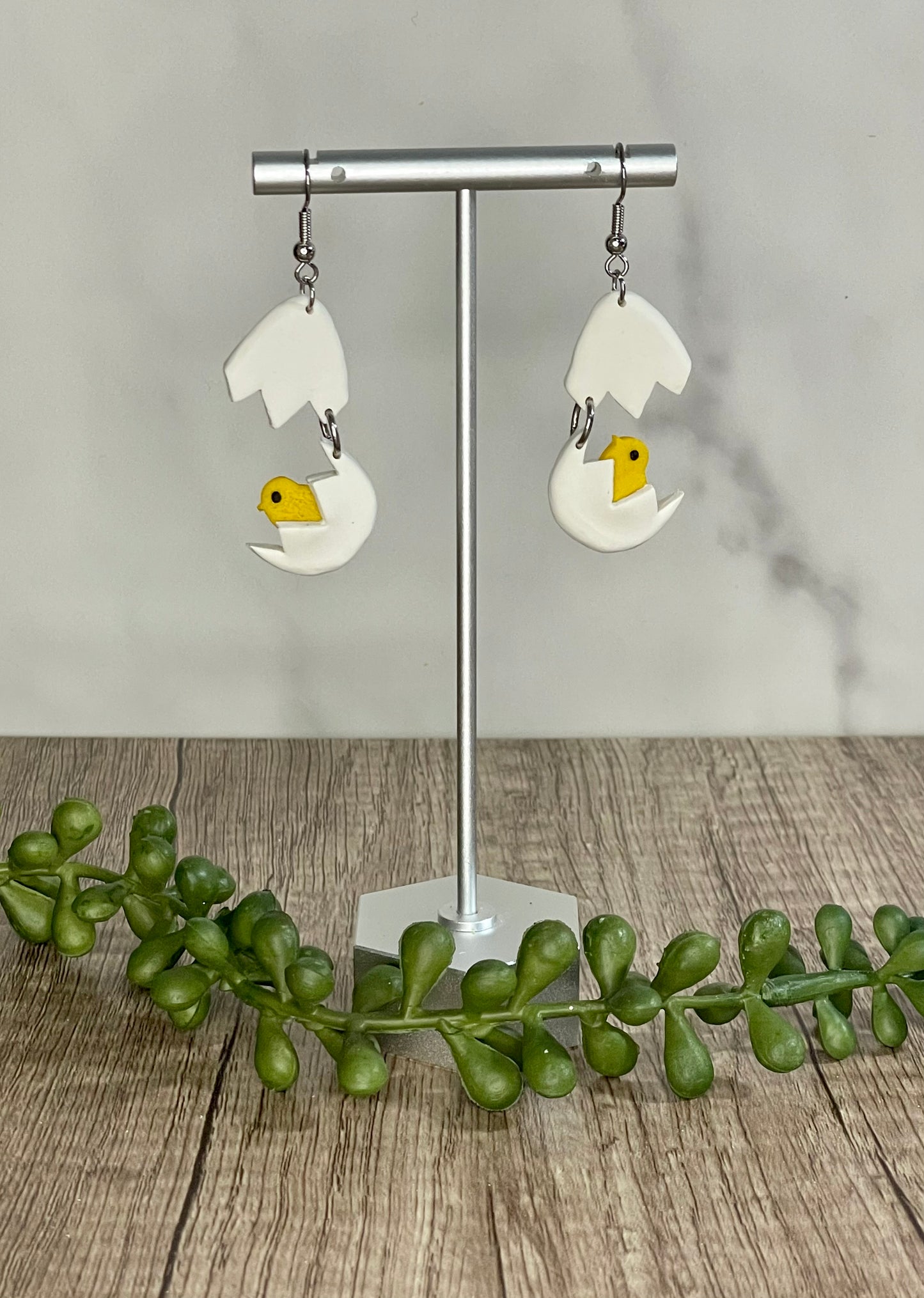 Spring chick earrings