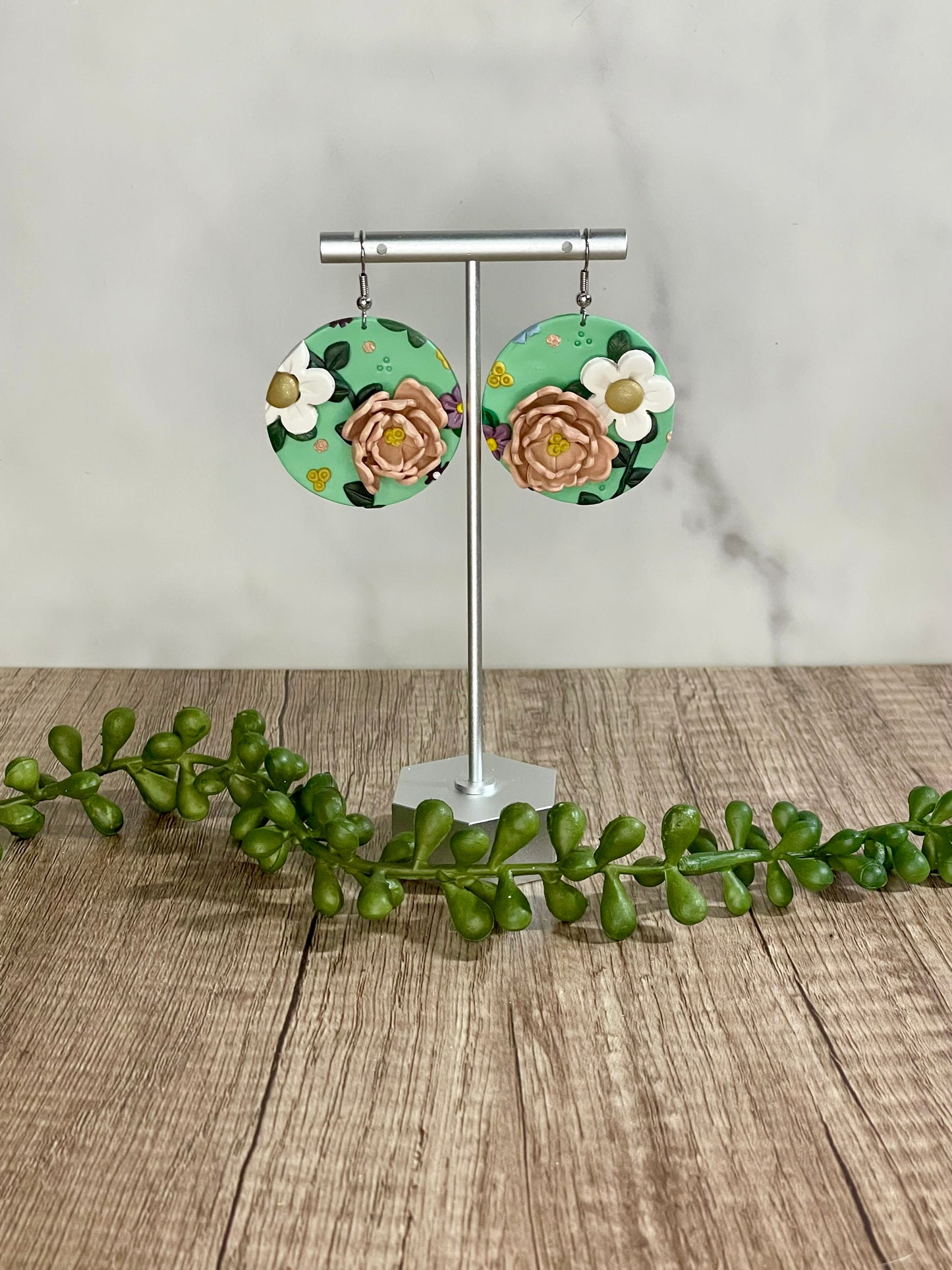 Spring garden earrings