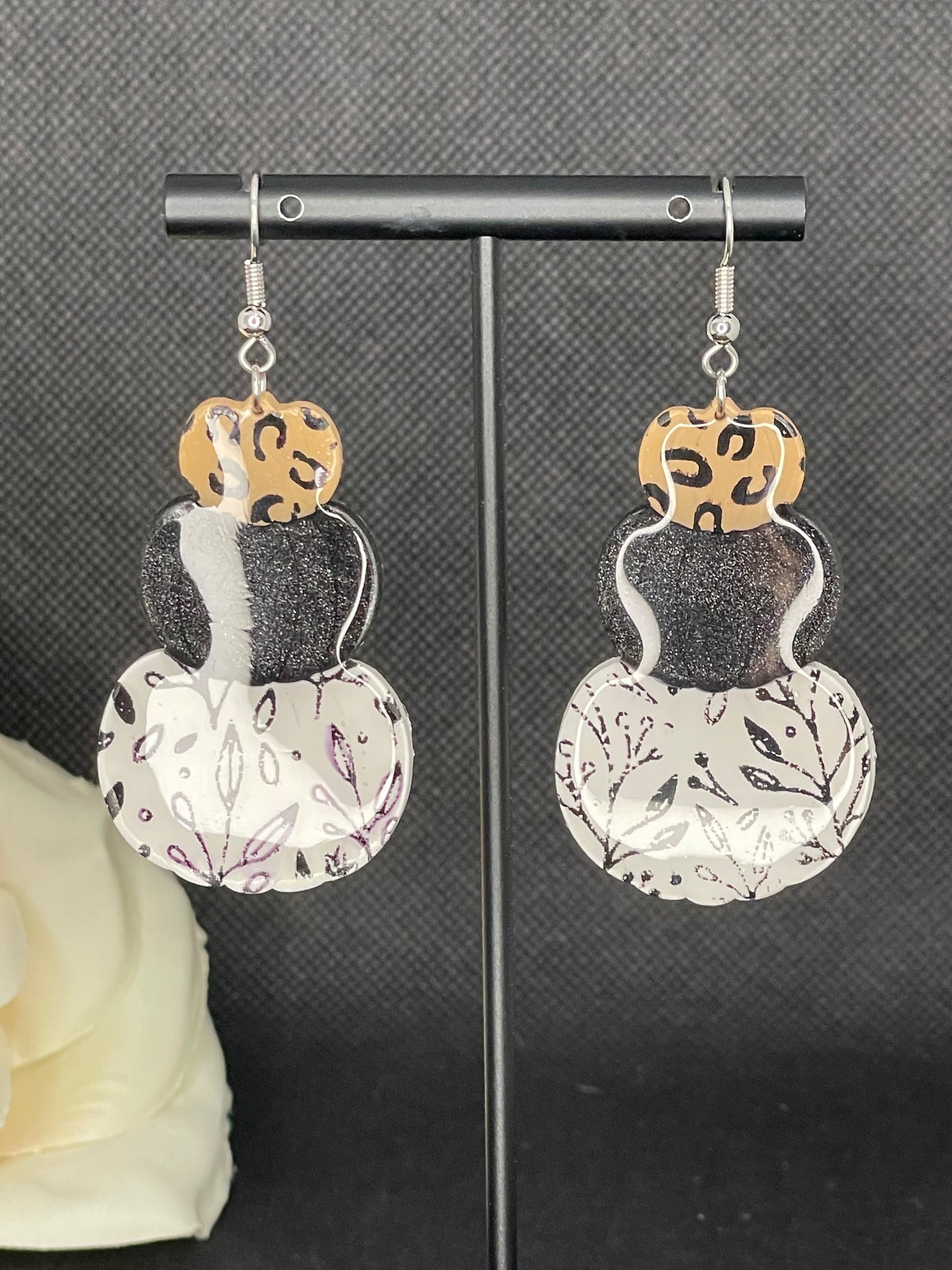 Pumpkin Stack earrings