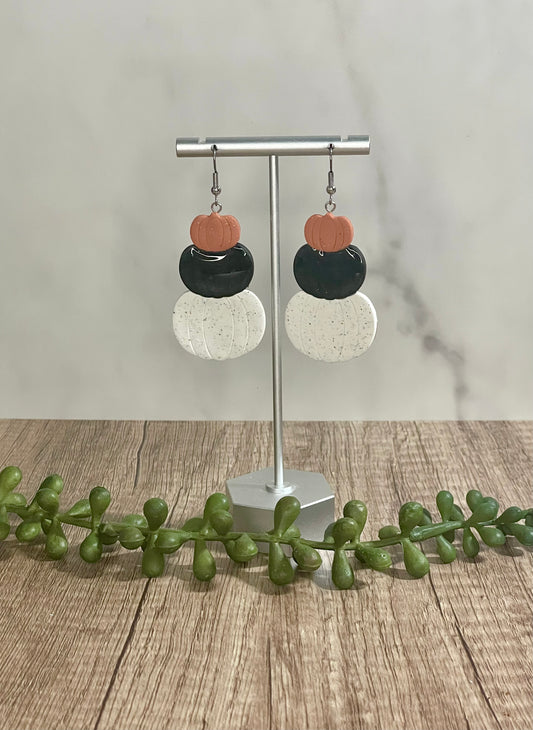 Pumpkin Stack earrings