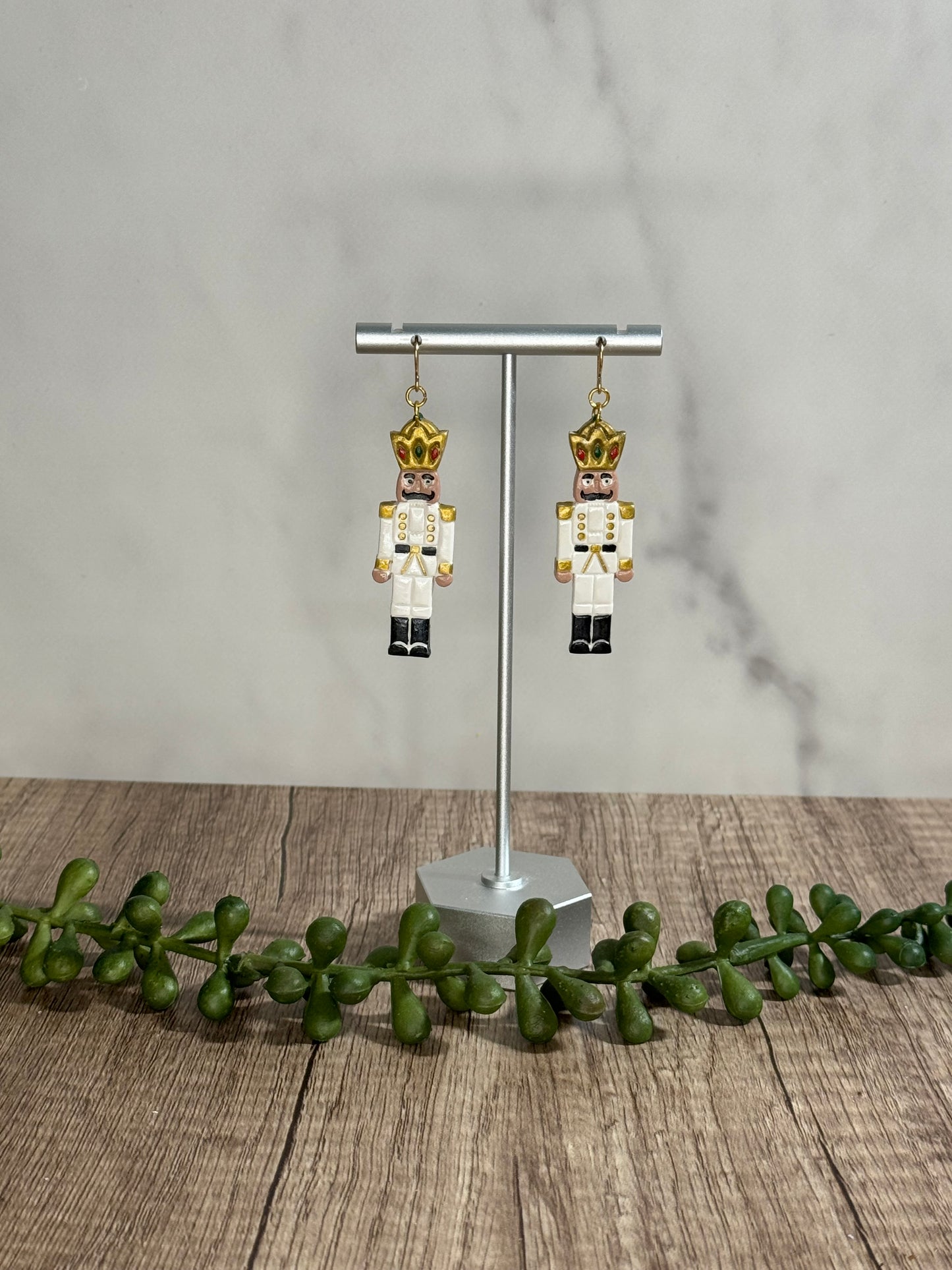 Nutcracker dangle earrings