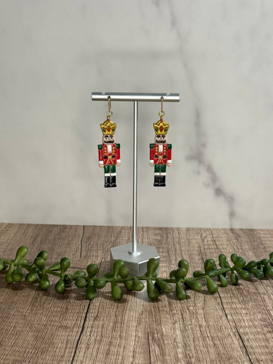 Nutcracker dangle earrings